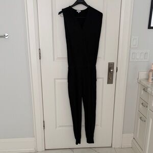Splendid Black Sleeveless Jumpsuit